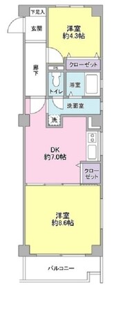 トミクラⅥの物件間取画像